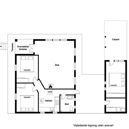 Charming Modernized In The Heart Of Sondervig Vakantiehuis